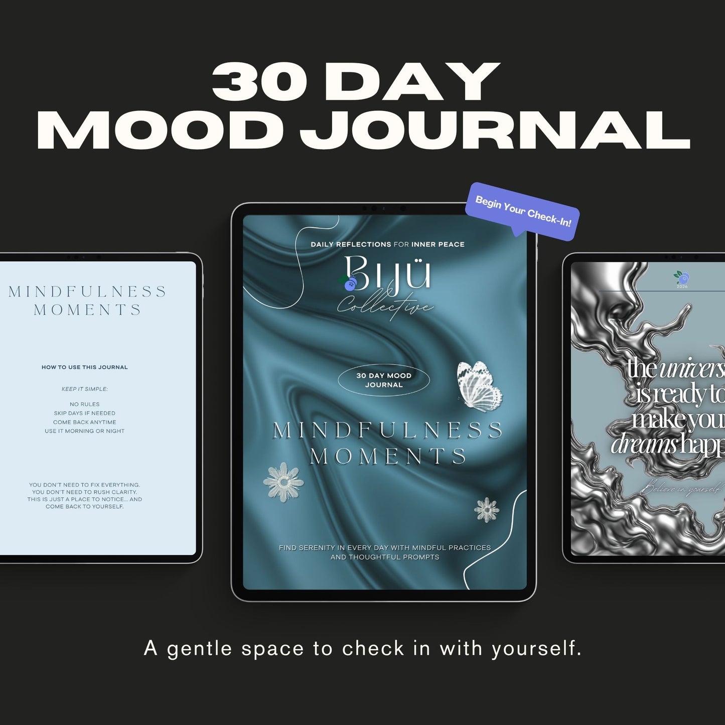 BIJÜ Mood Journal — 30-Day Reset