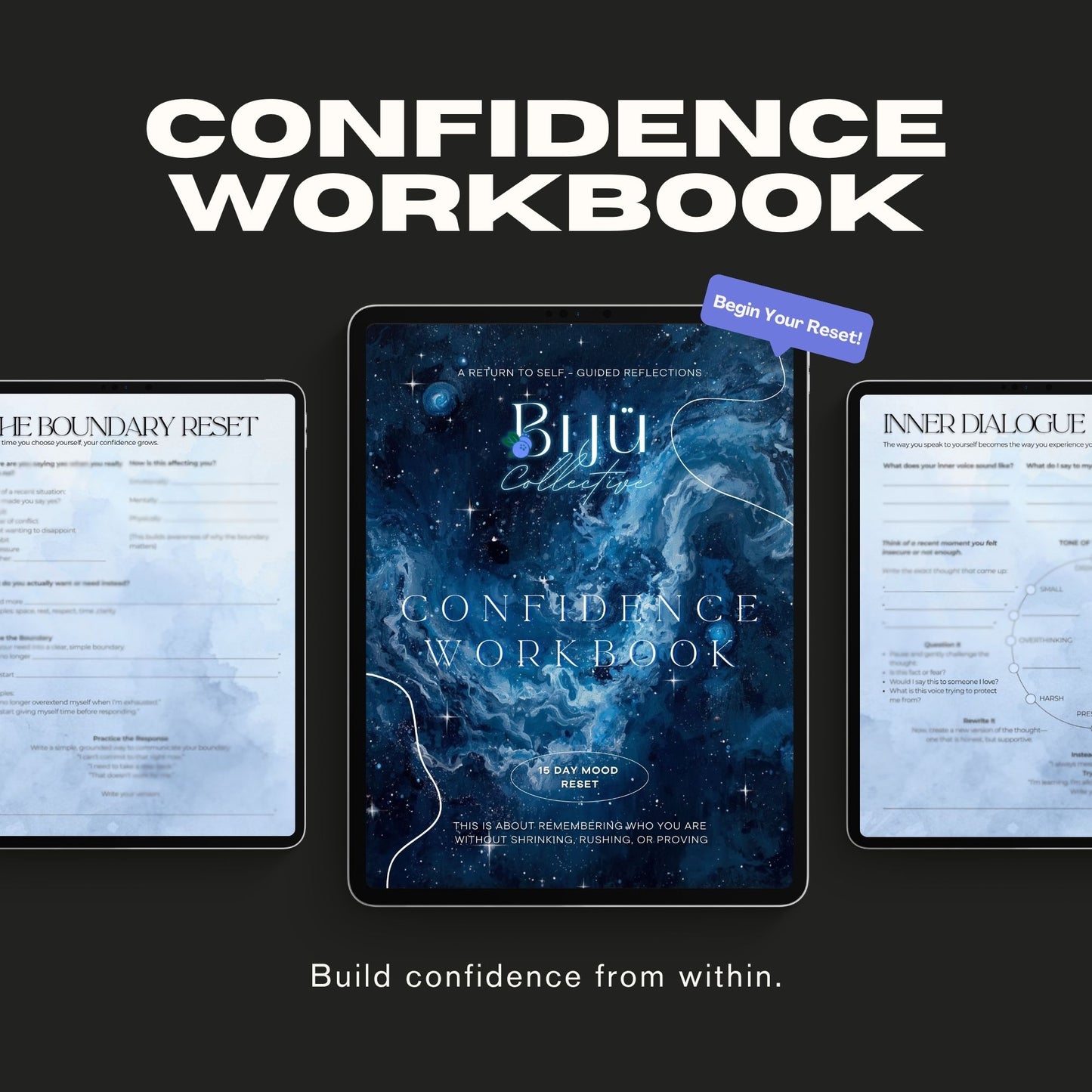 BIJÜ Confidence Workbook — Guided Reset