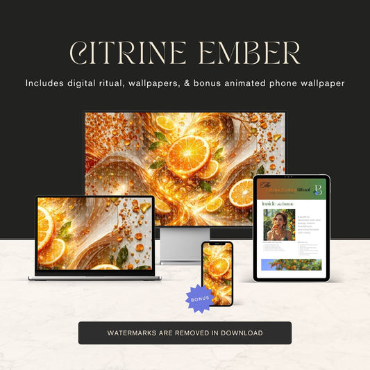 Citrine Ember — Digital Ritual