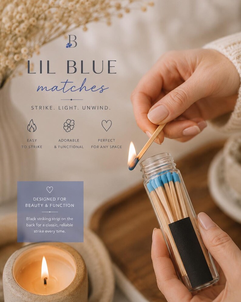 Blue Tip Safety Matches